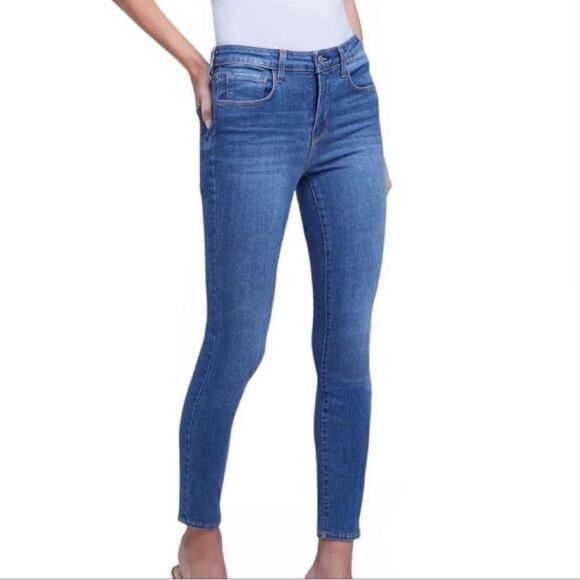 L'AGENCE BLUE ANKLE LENGTH DENIM
PANTS(SIZE 25) - Picture 1 of 9